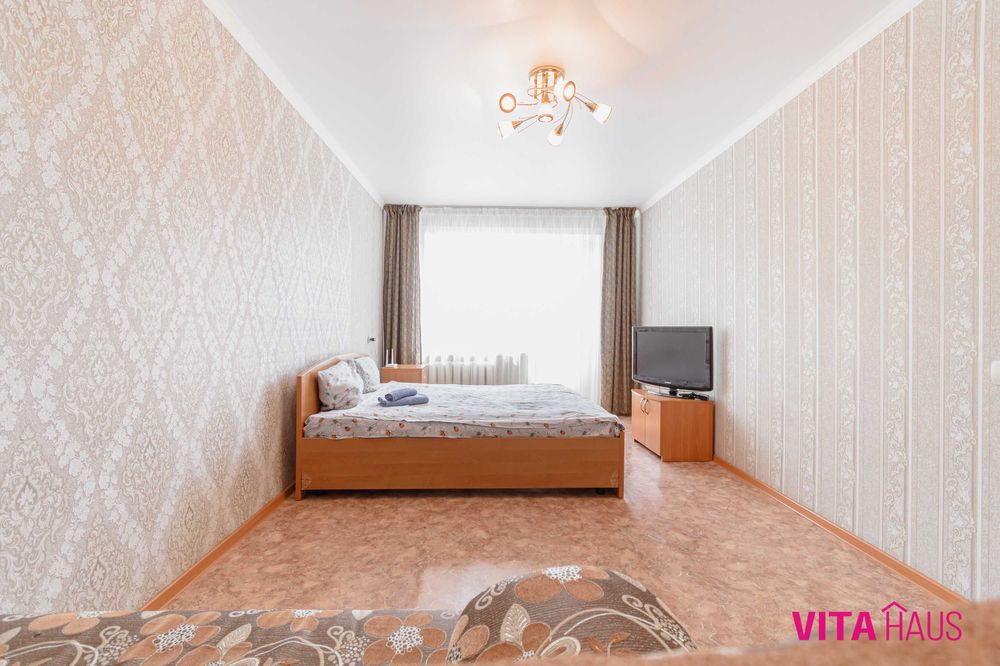 Однакомнатная Квартира Посуточно от Vita Haus. Р-н: Айсберг. КТВ/WiFi