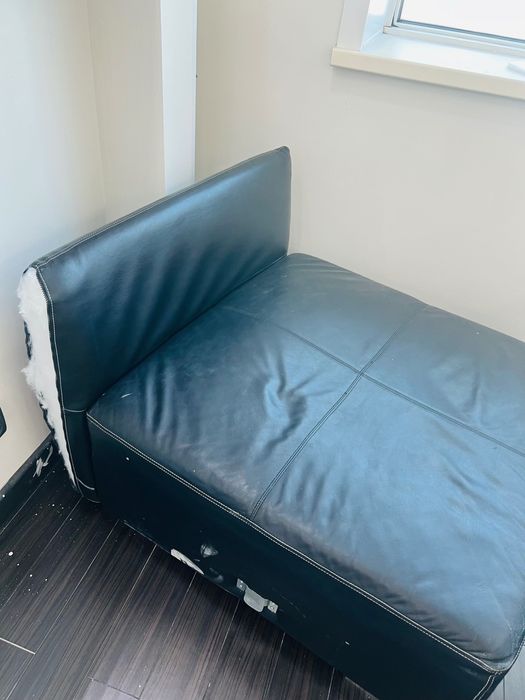 Продам пуф кожанный