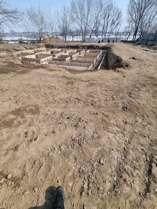 Заливка бетон и опалубка