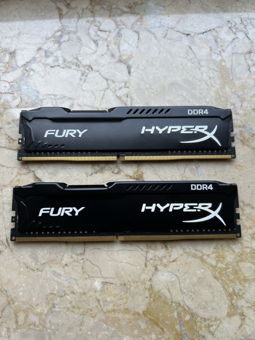 Kit Memorie RAM HyperX Fury 16gb DDR4 [2X8GB], 2133MHz, CL16 Dual Channel