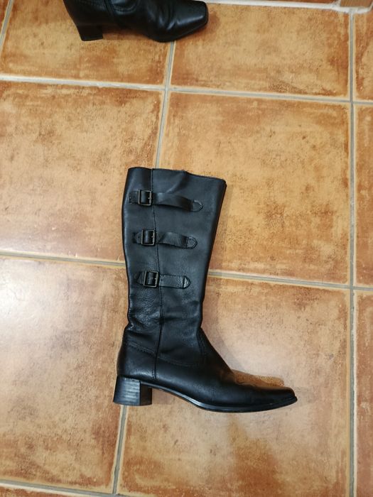 Cizme de piele marine 36