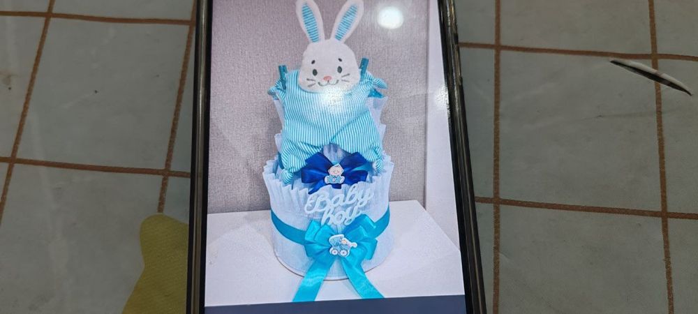 Торт из памперсов.