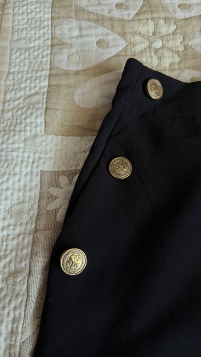 Дамски черен панталон ZARA
