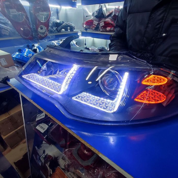 Нексия 2 фара лед