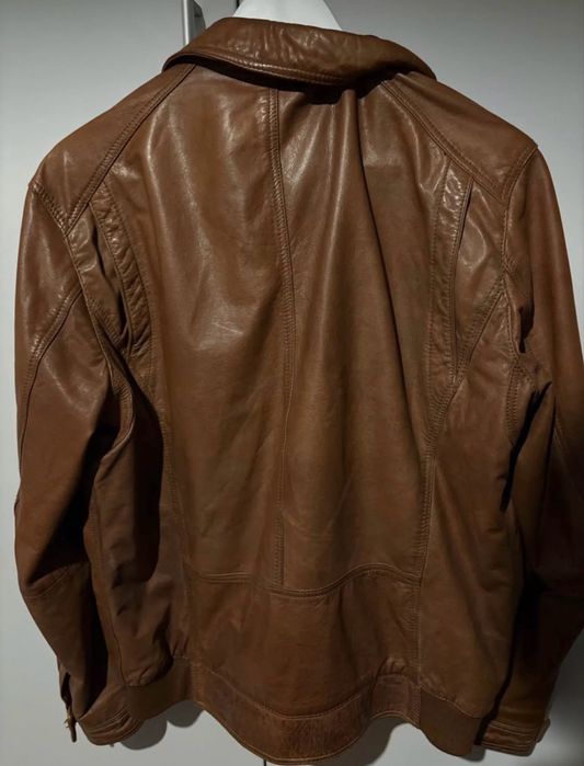 Geaca de piele naturala Massimo Dutti XL