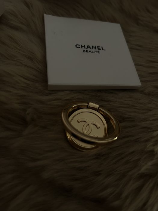 Налична чанта тип портмоне и държач Chanel