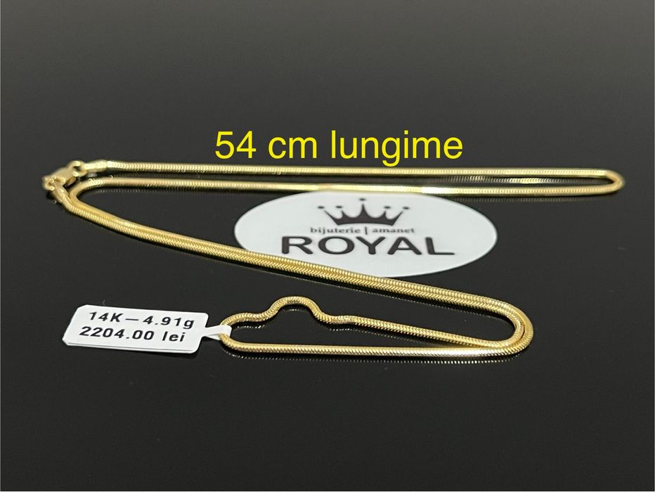 Bijuteria Royal CB : Lant aur 14k 4,91 grame