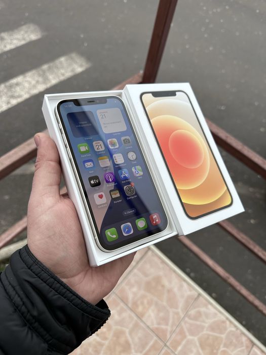 Iphone 12 Alb neverlock ca Nou bat 100% 64 Gb (dezmembrez telefoane )