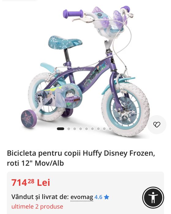 Bicicleta copii Frozen