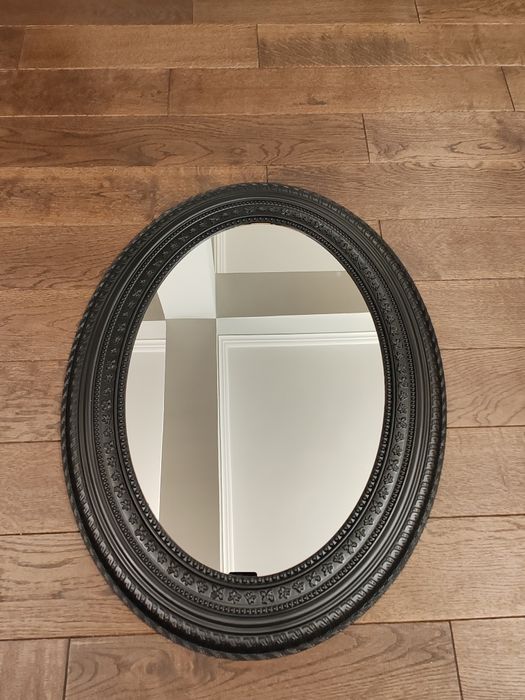 Oglinda vintage negru mat