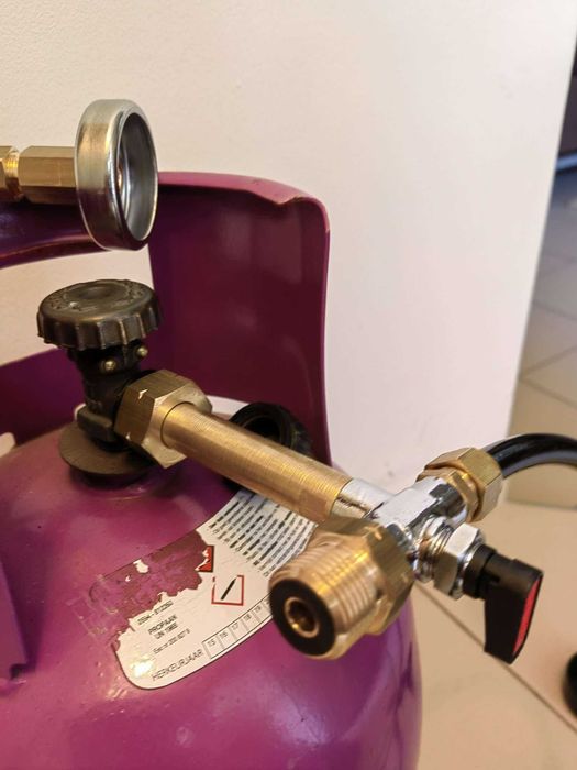 DISH GPL rulota kit de incarcare gaz caravana butelie
