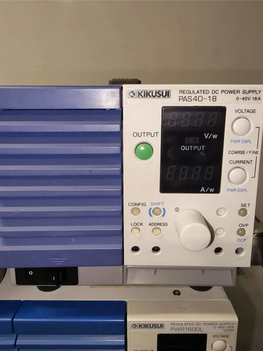 Sursa tensiune DC Kikusui 0-40VDC, 0-18ADC