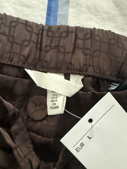 Дамски сатениран панталон H&M