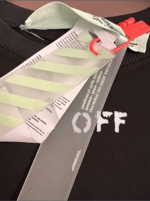 Черна рокля off-white