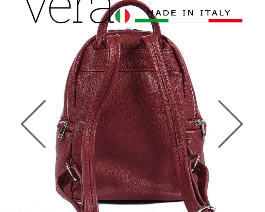 Дамска раница естествена кожа