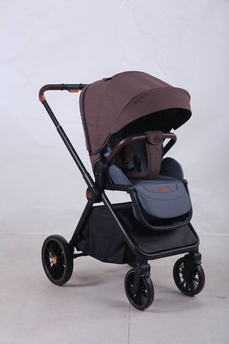 Фирменная Коляска трансформер 2в1 со склада (новое в коробке )