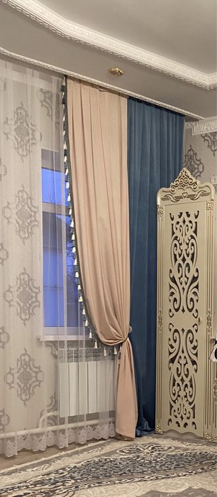 Перде тюльмен бірге сатылады!