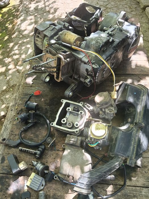 Motor scuter 49cc in 4t