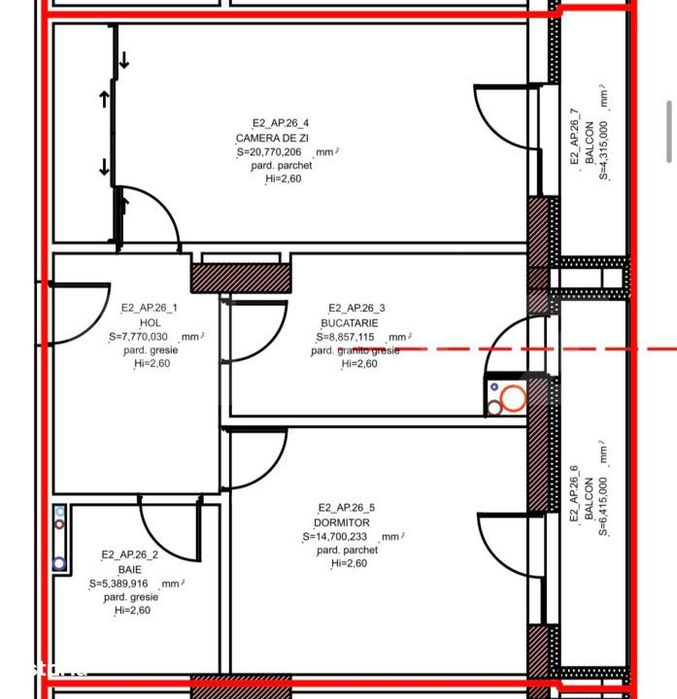 Apartament 2 camere, 57 mp, zona Tudor