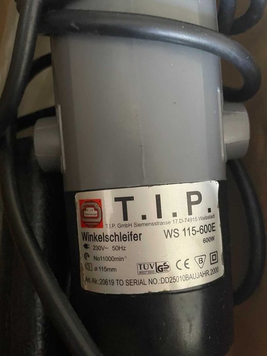 Нов ъглошлайф ТIP немски