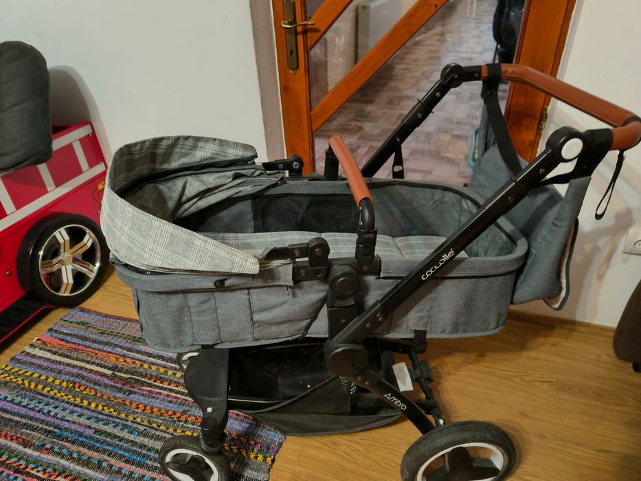 Vând cărucior 3in1 coccolle ambra