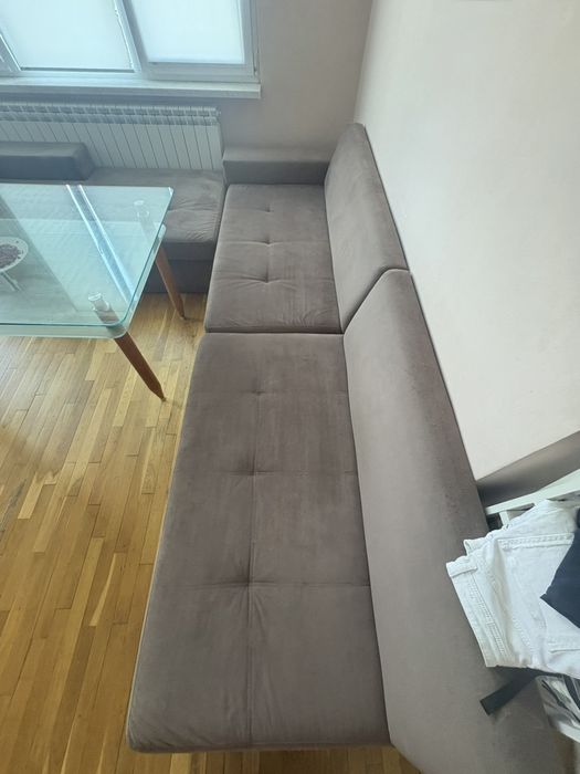 Дивани- 3 части -с ракла и разтегателен