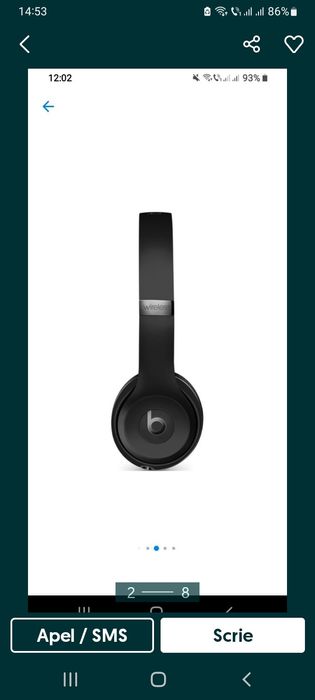 Căști audio Beats Solo 3,Black