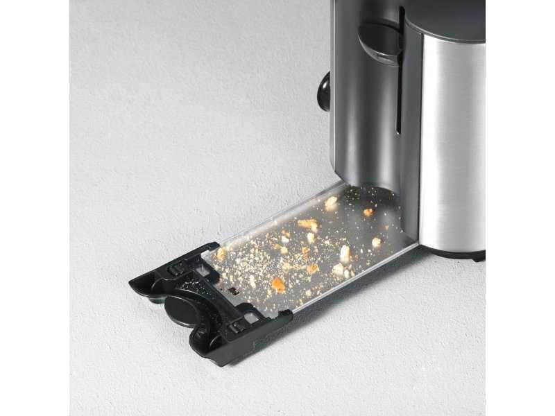 Тостер с 2 слота за Филии Severin AT 2509 - 1400W, Инокс/Черен