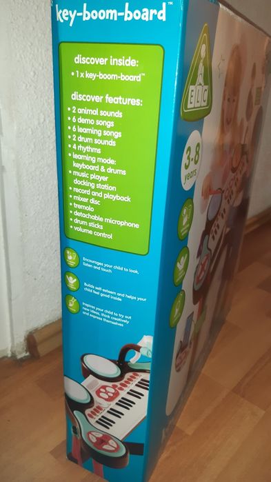 Orga cu tobe si scaun Mothercare