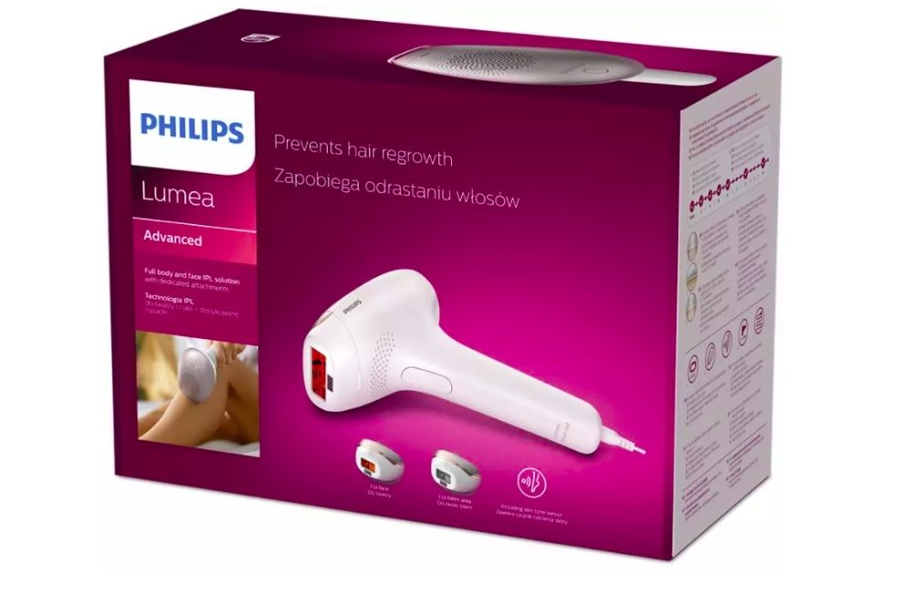 Фотоепилатор IPL Philips Lumea Advanced SC1998/00, Сензор за цвят