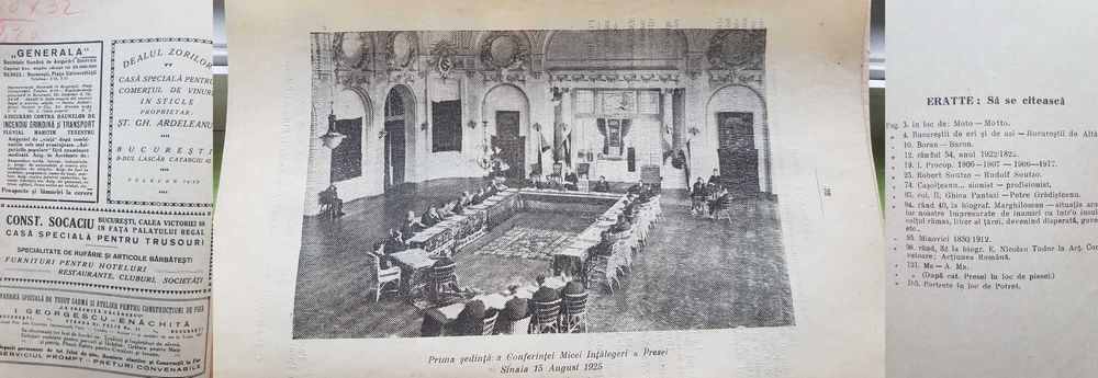 F782-I-Almanahul Dictionar Al Presei Din Romania Si Pretutindeni 1926. G. Caligraf-Constantin Balasa. Bucurest-Fundatiea Carol 2.
