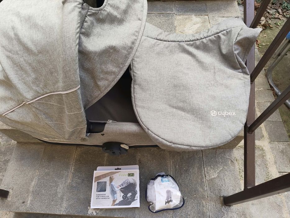 Cybex Cot S кош за новородено с адаптери