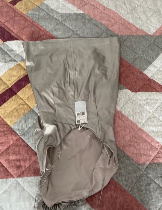 MANGO Silver Dress