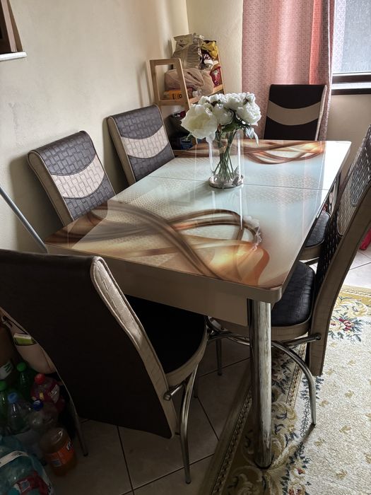 Masa extensibila +6 scaune