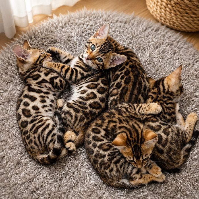 Бенгальские котята
