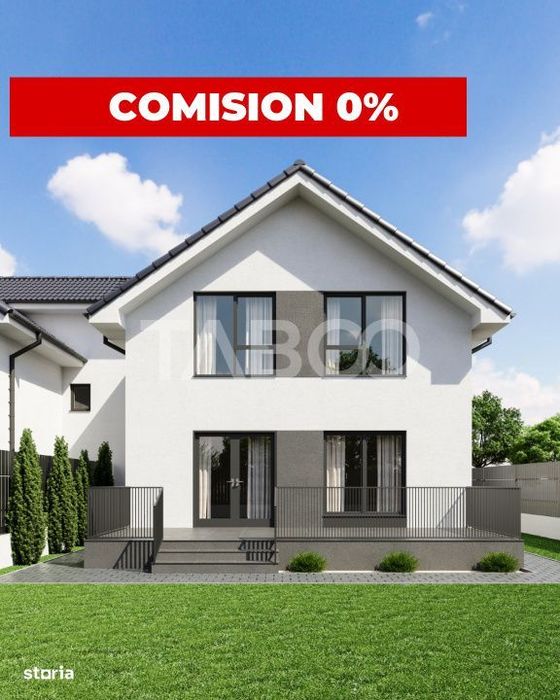 Casa tip duplex 5 camere 3 bai  curte libera 262 mp  Sura Mare Sibiu