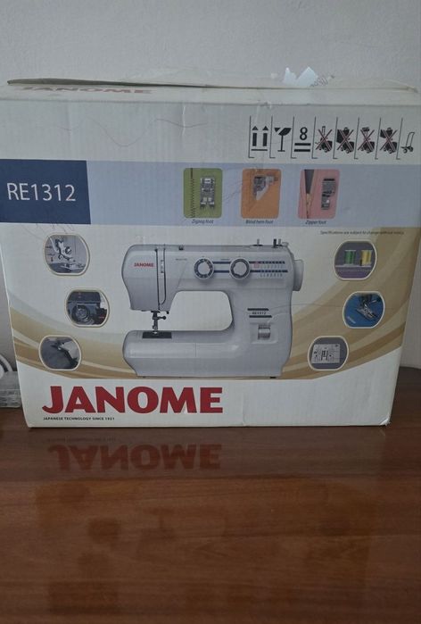 Швейная машинка Janоme RE1312 в отличном состоянии