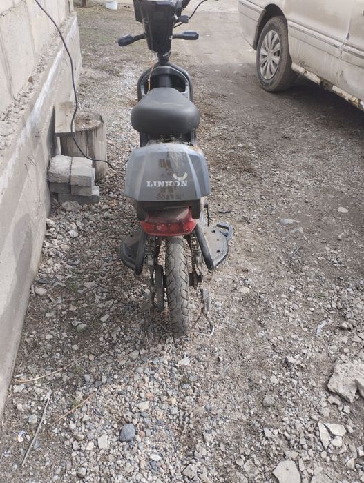 Электромопед на ходу