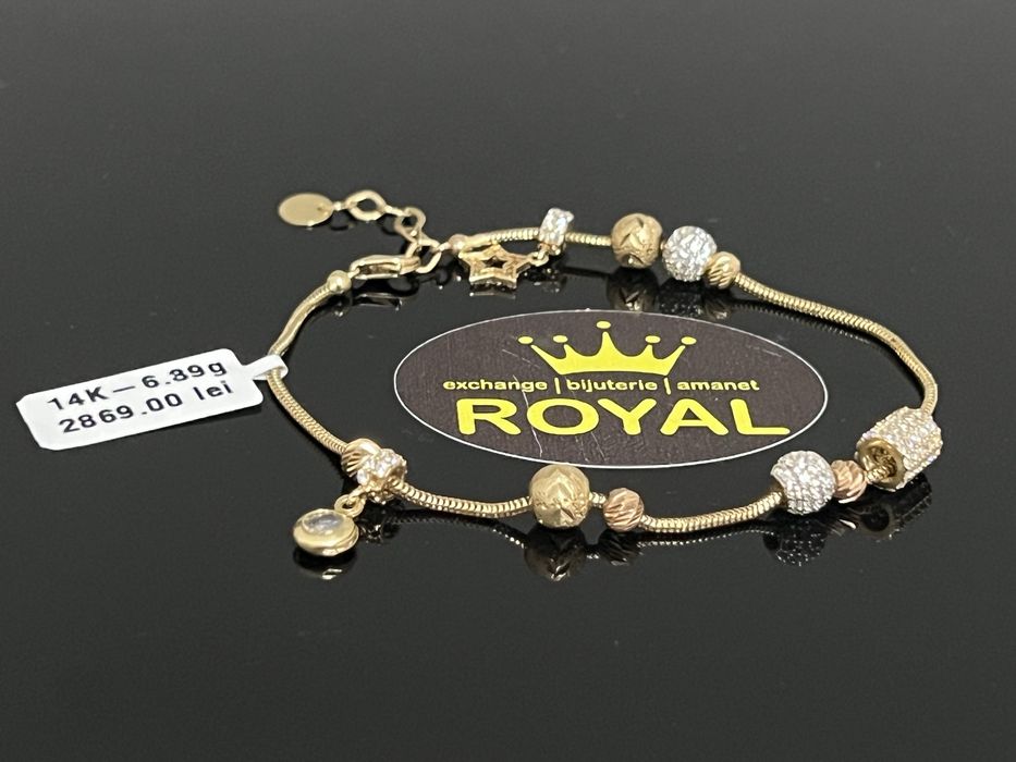 Bijuteria Royal CB : Bratara dama aur 14k 585  6,39 gr
