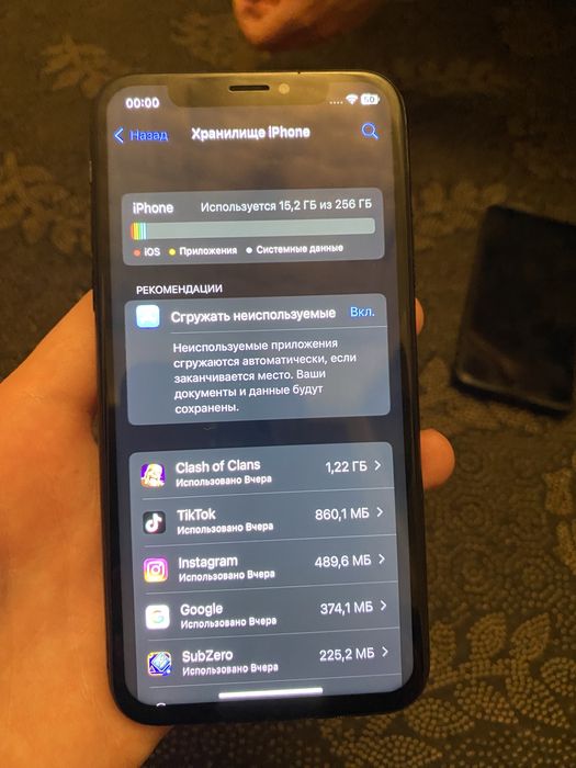 Айфон х 256гб 100% акб