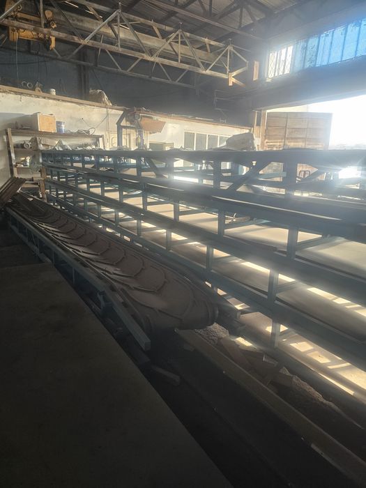 Ленточный конвейер б/у  размер 10м*60см