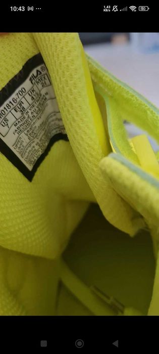 Ghete Fila Verde Green Neon Glezna