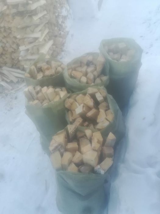Дрова береза мешками 1500