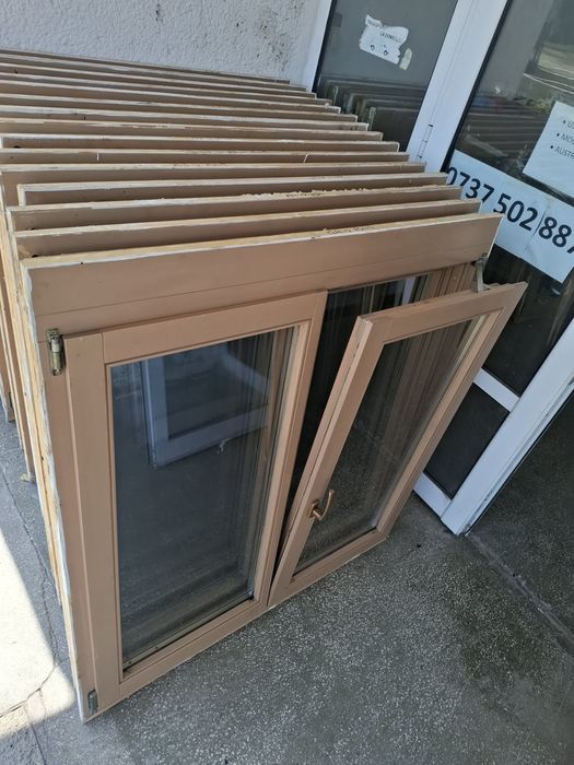 Geamuri termopan profil lemn oscilo Austria (9 buc)