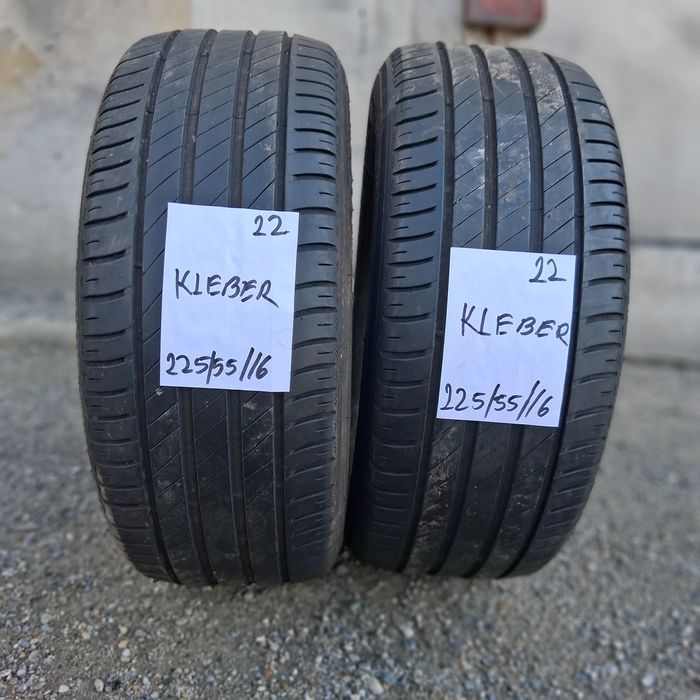 2×225/55/16VARA.KLEBER 2022.Stare excelenta.
