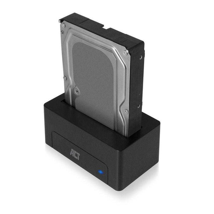 Докинг станция ACT AC1500, USB 3.2 за 3.5"/2.5" SATA HDD/SSD