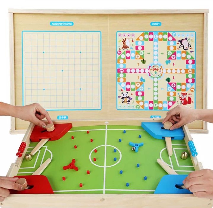 Нов! Дървен мач Jagi за малки и големи + не се сърди човече и ГО Джага