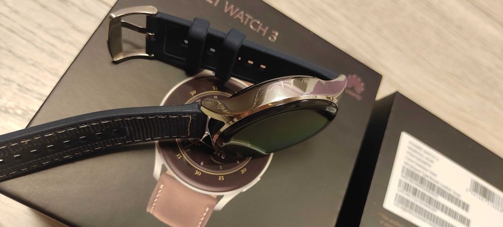 Ceas smartwatch Huawei Watch 3, 46mm, GLL-AL04, eSIM, 4G LTE, GPS NFC
