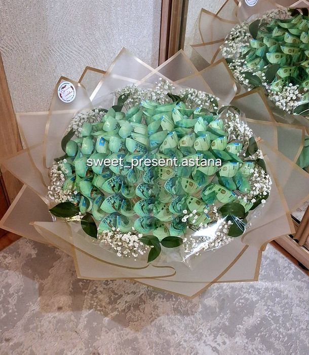 Денежный букет. Подарок 14 февраля