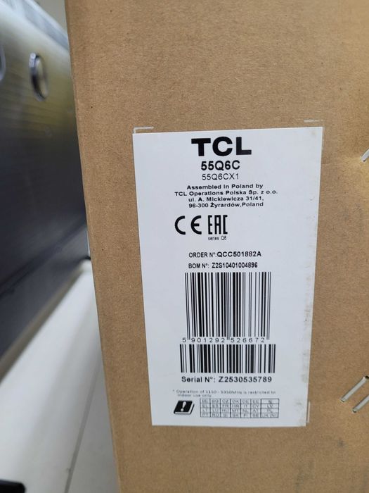 Garantie 24 luni TV QD Mini LED TCL 4K UHD Android SMART 139cm CashBox